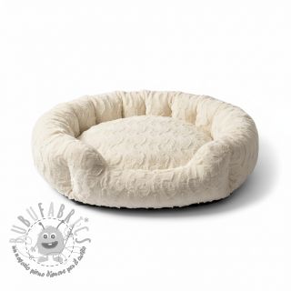 Pelliccia sintetica ecru