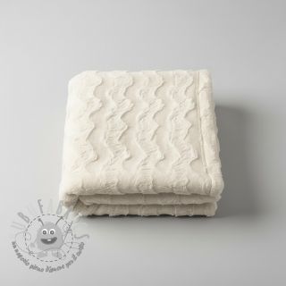 Pelliccia sintetica ecru