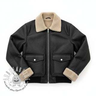 Ecopelle per abbigliamento Bounded Cantara black