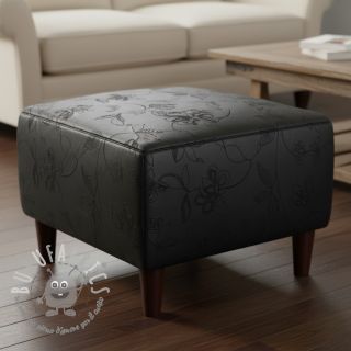 Ecopelle per abbigliamento Flowers design B