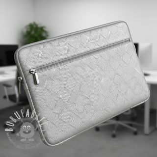 Ecopelle SNAKE blanc argent