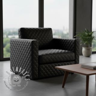 Ecopelle MATELASSE noir