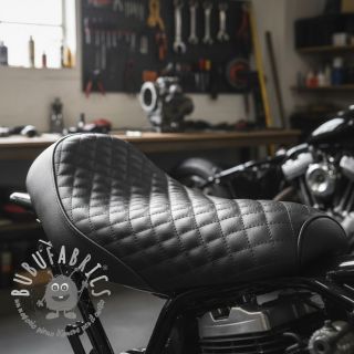 Ecopelle MATELASSE noir