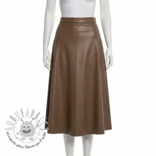 Ecopelle per abbigliamento taupe
