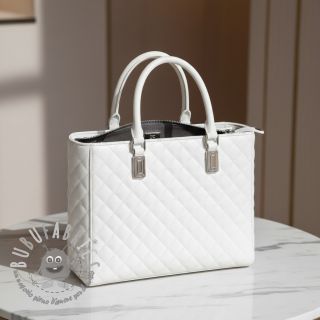 Ecopelle MATELASSE  blanc