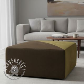 Ecopelle scamosciata ALASKA mousse/brun