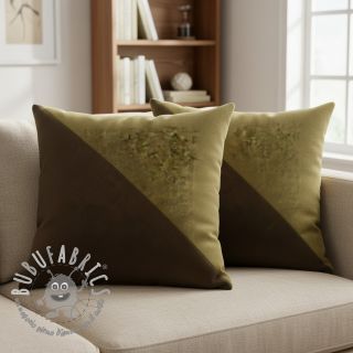 Ecopelle scamosciata ALASKA mousse/brun