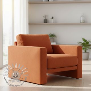 Ecopelle scamosciata ALASKA orange/brique