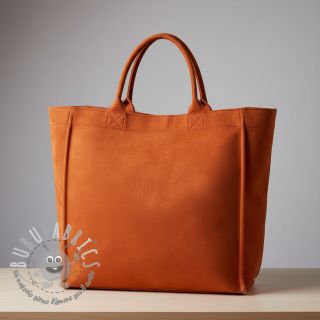 Ecopelle scamosciata ALASKA orange/brique