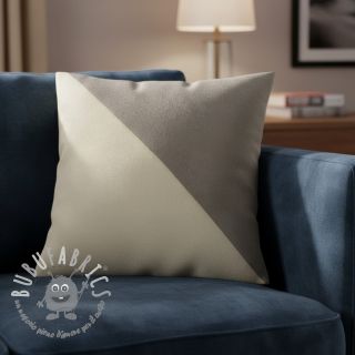 Ecopelle scamosciata ALASKA ecru/taupe