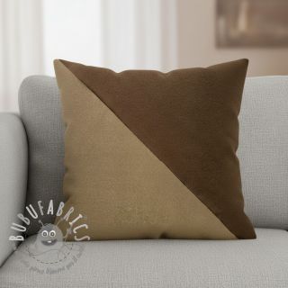 Ecopelle scamosciata ALASKA chocolat/daim