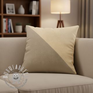 Ecopelle scamosciata ALASKA sable/beige