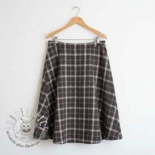 Viscosa con lino YARN DYED Block brown