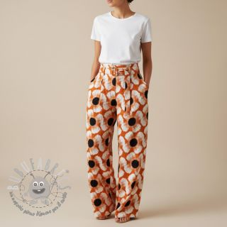 Viscosa con lino Waxflower design A digital print