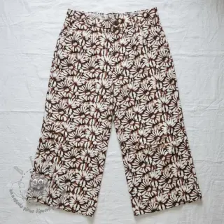 Viscosa con lino Dandelions digital print