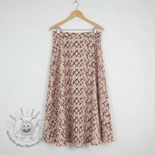 Viscosa con lino Ivy Diamonds design B digital print
