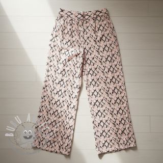 Viscosa con lino Ivy Diamonds design B digital print