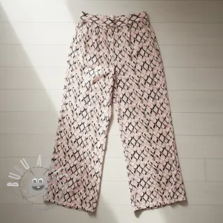 Viscosa con lino Ivy Diamonds design B digital print