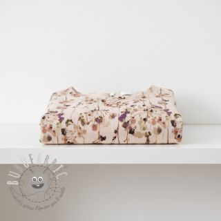 Viscosa con lino Agapanthus design C digital print