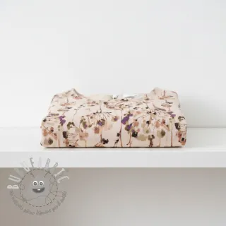 Viscosa con lino Agapanthus design C digital print