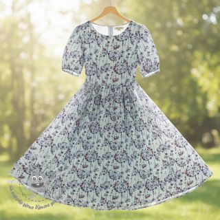 Viscosa con lino Agapanthus design B digital print