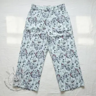 Viscosa con lino Agapanthus design B digital print