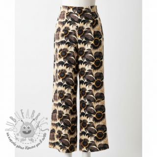 Viscosa con lino Sunlower design A digital print