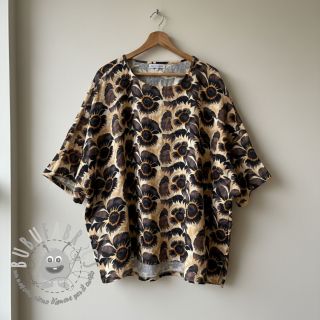 Viscosa con lino Sunlower design A digital print