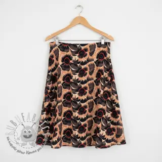Viscosa con lino Sunlower design B digital print