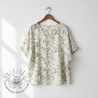 Viscosa con lino Natural Lin Lissy ecru digital print