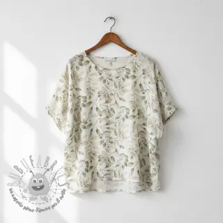 Viscosa con lino Natural Lin Lissy ecru digital print