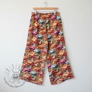 Viscosa con lino Marigold design C digital print