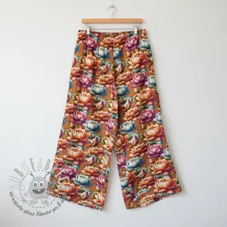 Viscosa con lino Marigold design C digital print