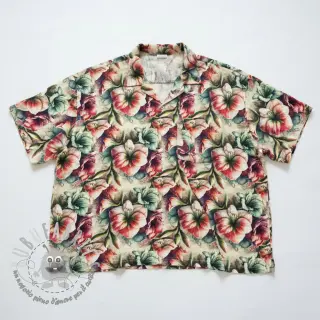 Viscosa con lino Azalea design A digital print