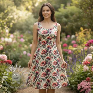 Viscosa con lino Liana design C digital print