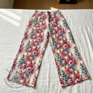 Viscosa con lino Viola design C digital print