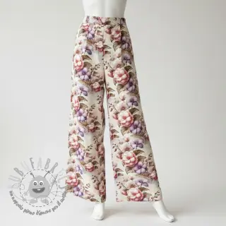Viscosa con lino Casia design C digital print