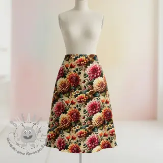 Viscosa con lino Rosalie design A digital print