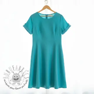 Viscosa con lino PREMIUM ocean blue