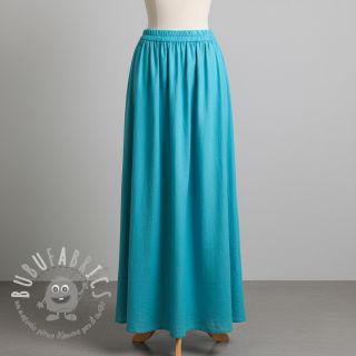 Viscosa con lino PREMIUM ocean blue