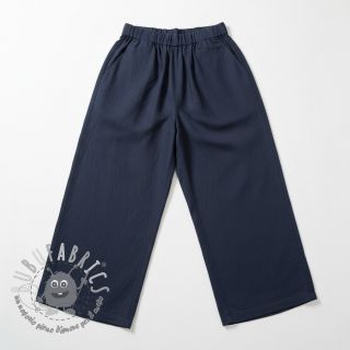 Viscosa con lino PREMIUM navy blue