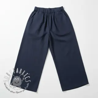 Viscosa con lino PREMIUM navy blue