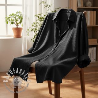 Viscosa con lino PREMIUM black