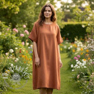 Viscosa con lino PREMIUM brick