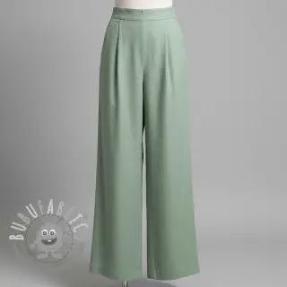 Viscosa con lino PREMIUM old green