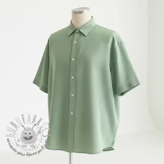 Viscosa con lino PREMIUM old green