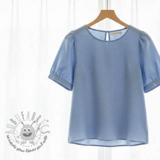 Viscosa con lino PREMIUM old blue