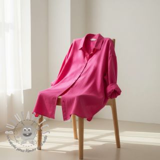 Viscosa con lino PREMIUM fuchsia