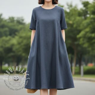 Viscosa con lino PREMIUM dark grey