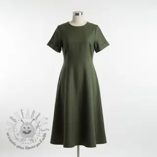 Viscosa con lino PREMIUM army